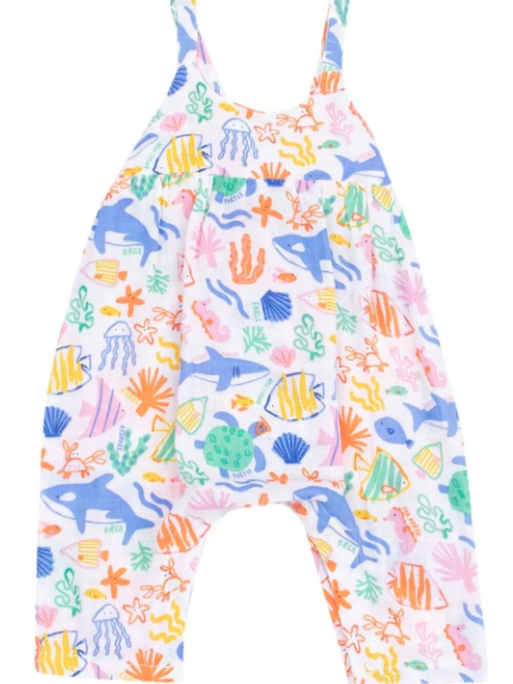 Angel Dear overalls with sea animals 6-12m